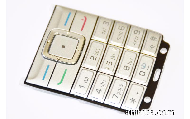 Nokia 6070 Tuş Orjinal Kalitesinde Keypad Silver