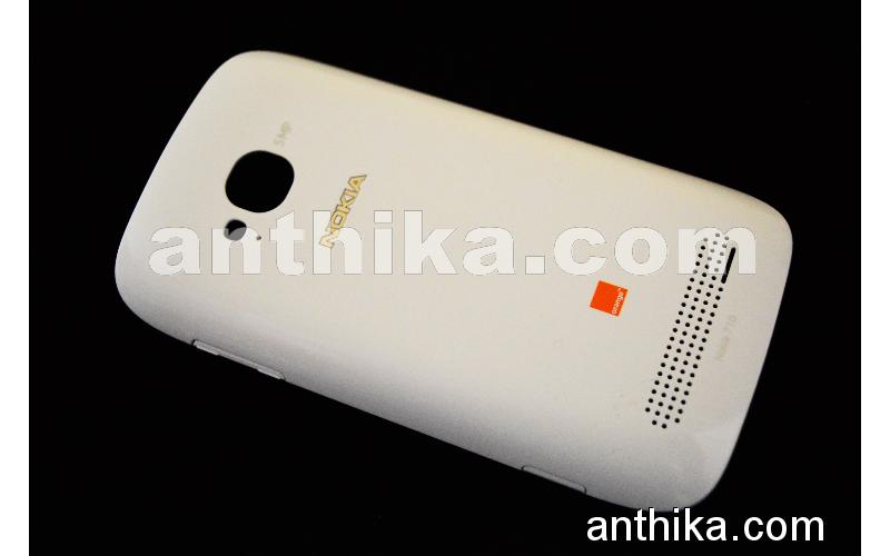 Nokia Lumia 710 Kapak Original Battery Cover White Used Orange 0259427