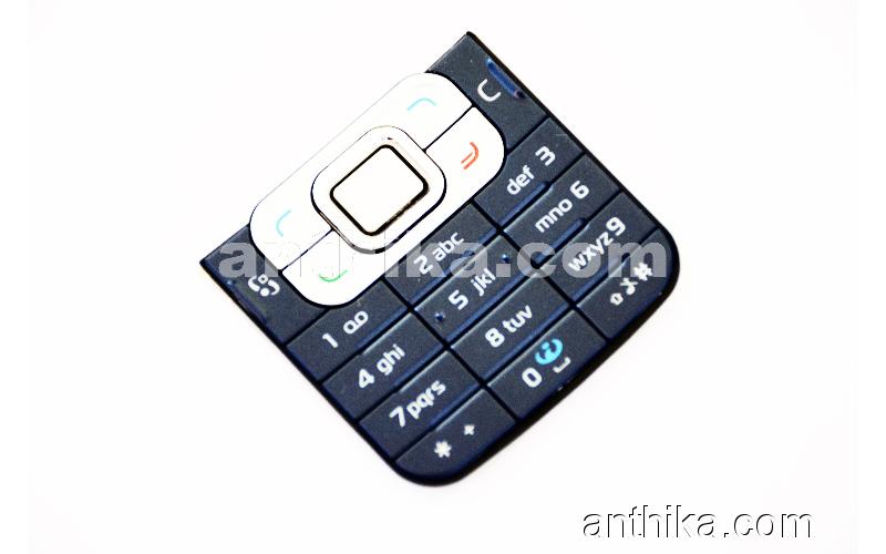 Nokia 6120 Classic Tuş Original Keypad Navy Blue New