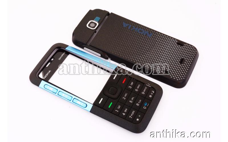 Nokia 5310 XpressMusic Kapak Tuş Original Cover Keypad Blue New