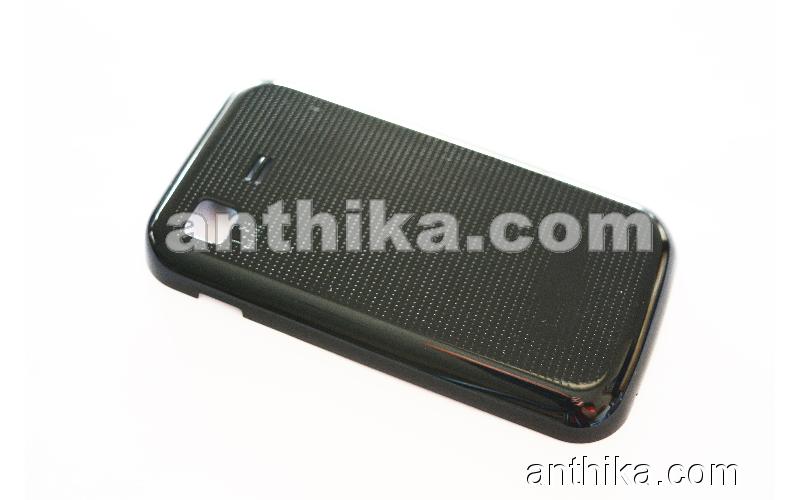 Samsung C3222 Kapak Original Battery Cover Black New