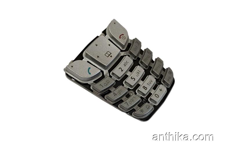 Siemens A65 A70 Tuş Original Keypad Silver Gray New