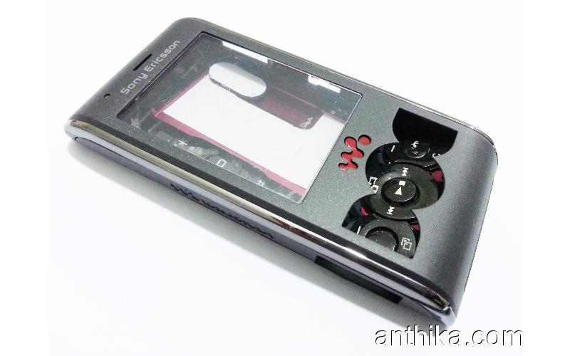 Sony Ericsson W595 Kapak Tuş Kasa Orjinal Kalitesinde Housing Black