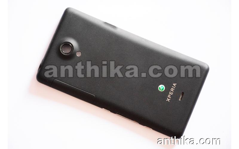 Sony Xperia T LT30p Kapak Kasa Original Middle Cover Black 1262-2467