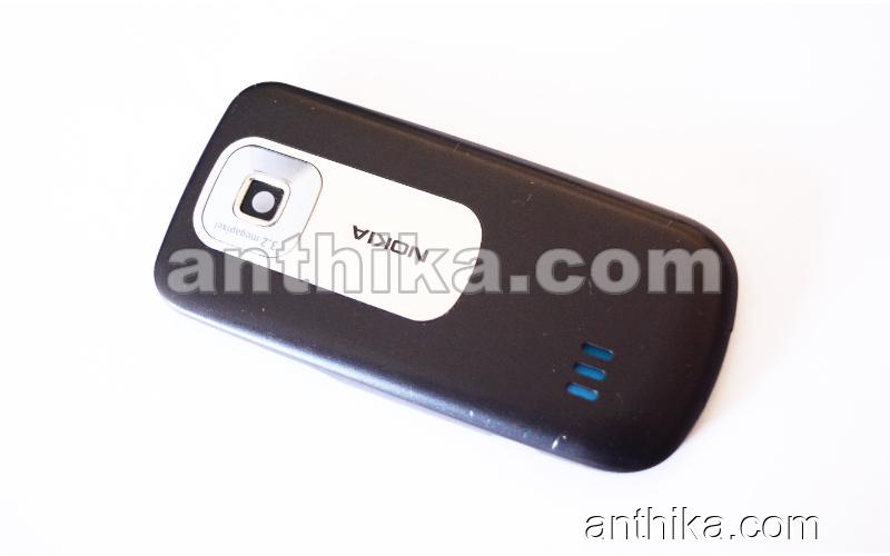 Nokia 3600 Slide Kapak Original Battery Cover Black Used-1