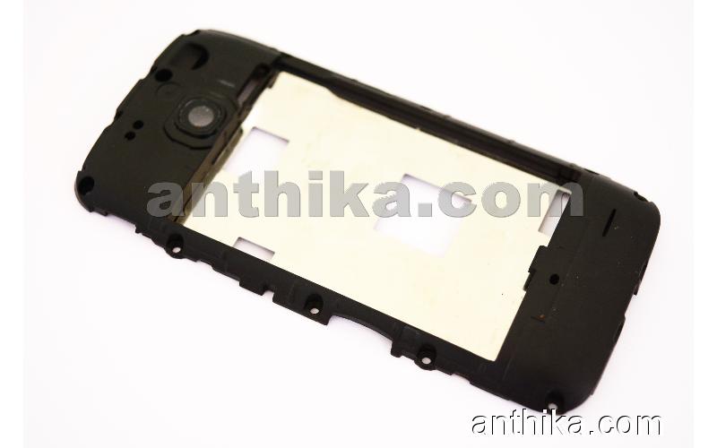 Nokia 603 Kasa Original Middle Cover Black New