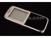 Nokia 6233 Kapak Original Front Cover Lens Silver New-0256556