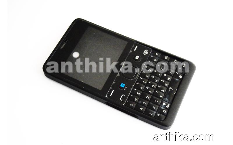 Nokia 210 Asha Kapak Tuş High Quality Cover and Keypad Black New