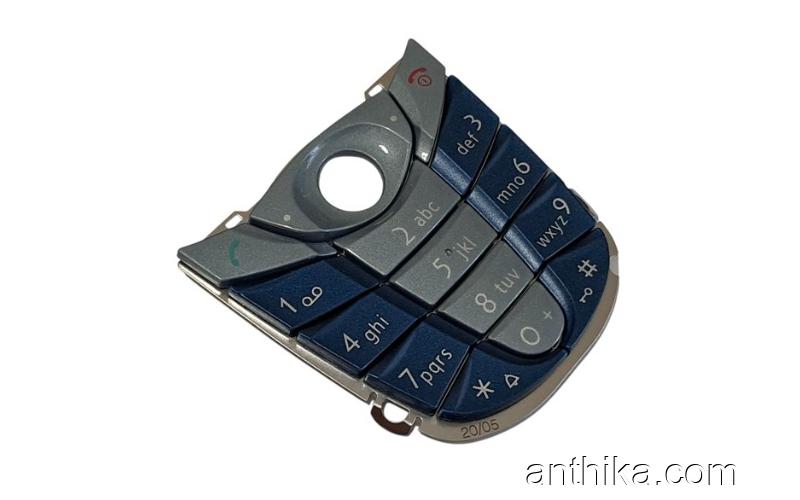 Siemens CX65 CX70 Tuş Original Keypad Silver Blue New