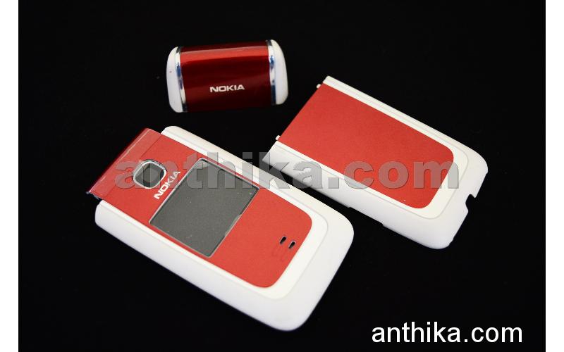 Nokia 6125 Kapak Set Original Cover Red New