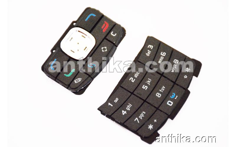 Nokia N80 Tuş Set High Quality Keypad Black New