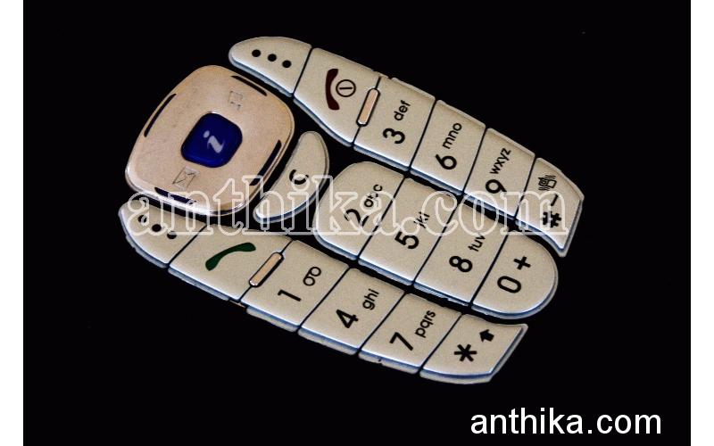 Samsung X480 Tuş Original Keypad Silver New