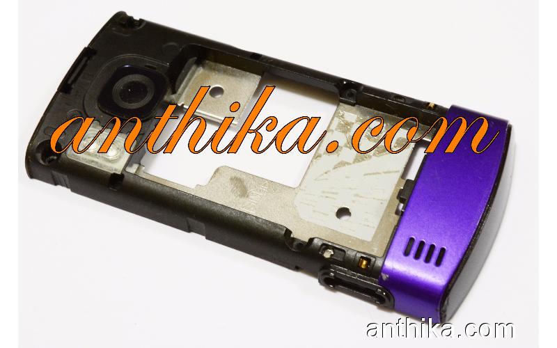 Nokia 6700 Slide Kasa Orjinal Middle Cover Purple Used 0255361