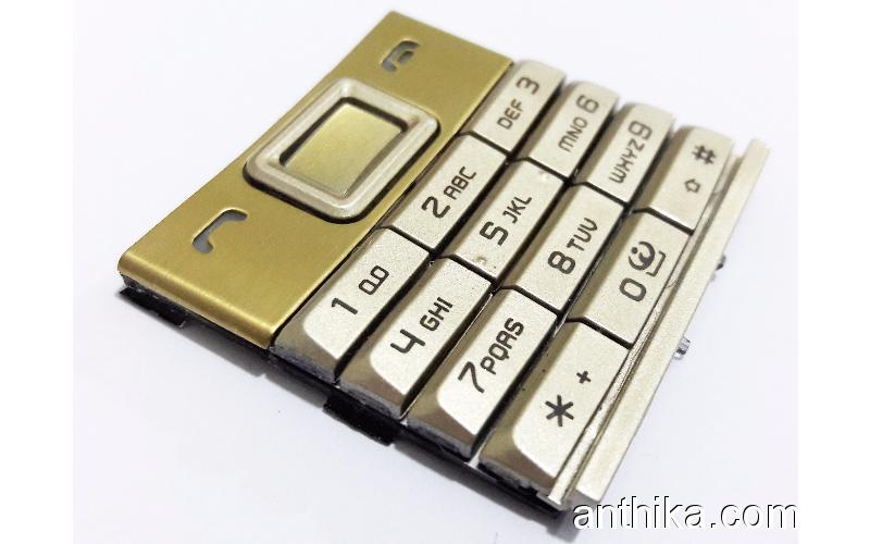 Nokia 8800 Sirocco Tuş Orjinal Kalitesinde Gold