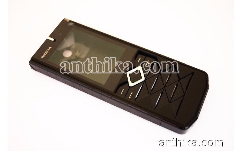 Nokia 7900 Kapak Tuş Original Front Battery Cover Keypad Black New