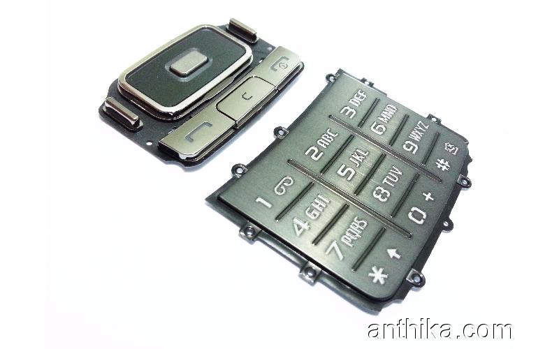 Samsung G800 Tuş Orjinal Keypad Dark Gray