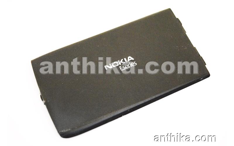 Nokia E55 Kapak Original Battery Cover Black Used