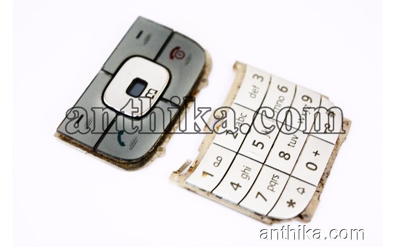 Siemens CF110 Tuş Original Keypad Silver Used