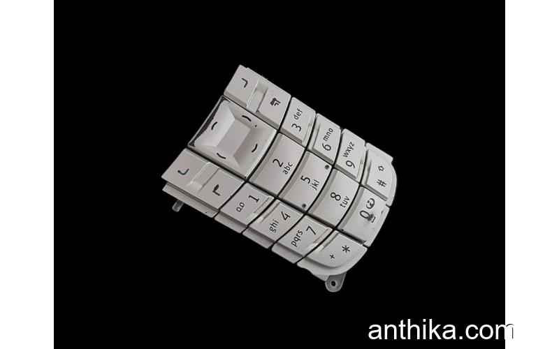 Nokia 3120 Tuş Original Keypad Silver Used