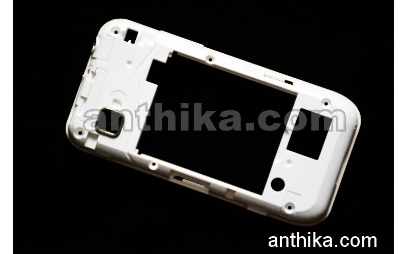 Samsung S5250 Wave 525 Kasa Original Middle Cover White GH98-17543A