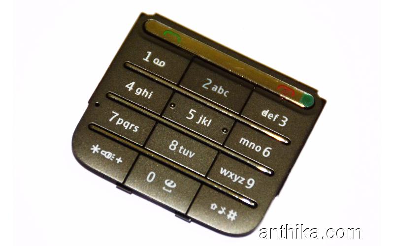 Nokia C3-01 Tuş Orjinal Kalitesinde Keypad Dark Gray New