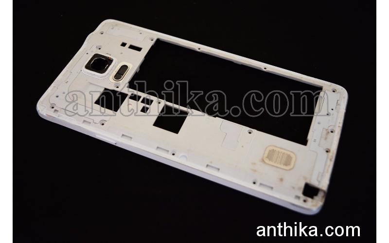 Samsung Galaxy Note 4 N910 N910F Kasa Original Middle Cover White Used