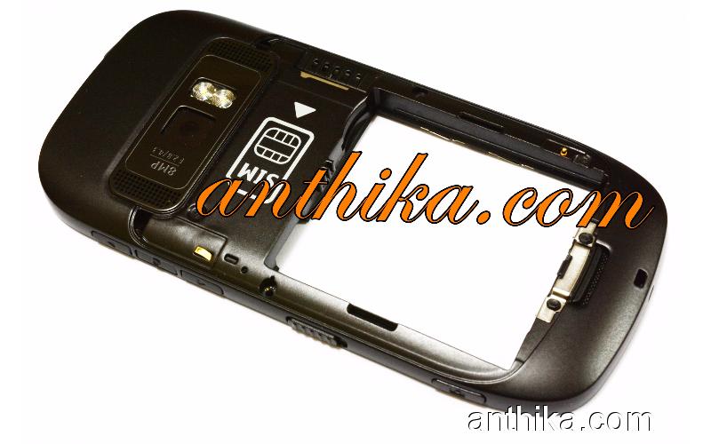 Nokia C7 Kasa Original Middle Cover Frame Black Used - 3