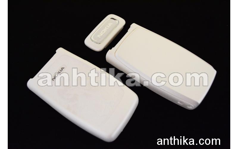 Nokia 2650 2652 Kapak Original B-Cover Upper Block Battery Cover White