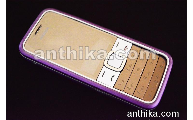 Nokia 7310 Supernova Kapak Tuş High Quality Xpress on Cover Purple New