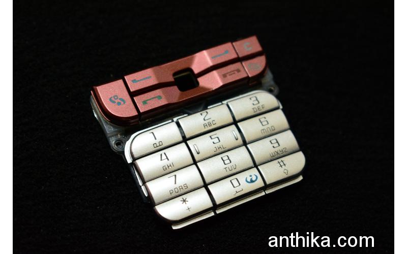 Nokia 3230 Tuş Orjinal Kalitesinde Keypad Silver Red New