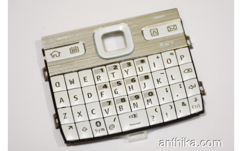 Nokia E72 Tuş Orjinal Keypad White New