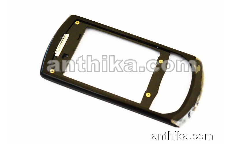 Samsung E2550 Kapak Original Front Cover Black New  KVK Depodan