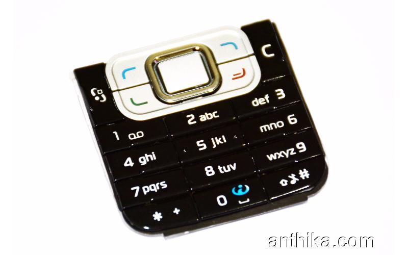 Nokia 6120 Classic Tuş Orjinal Kalitesinde Keypad Black New