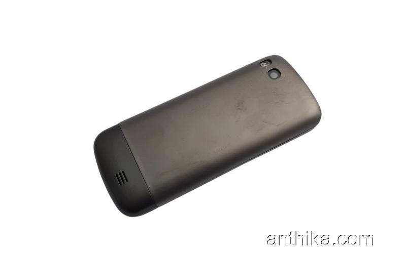 Nokia C3-01 Kapak Kasa Tuş  Original Full Housing Dark Gray New