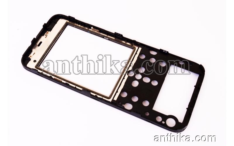 Nokia Asha 207 208 Kapak Original Front Cover Black Used