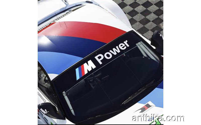 BMW M POWER Z4 M3 E30 E36 E40 E46 Ön Cam Amblem Logo Sticker