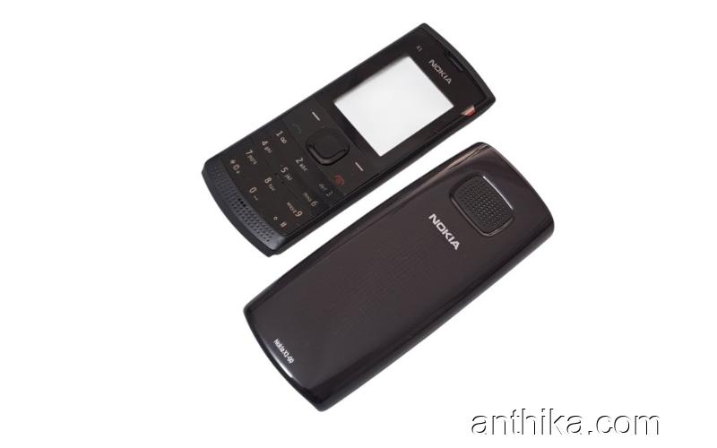 Nokia X1 X1-00 Kapak Tuş Original Front and Battery Cover Black New