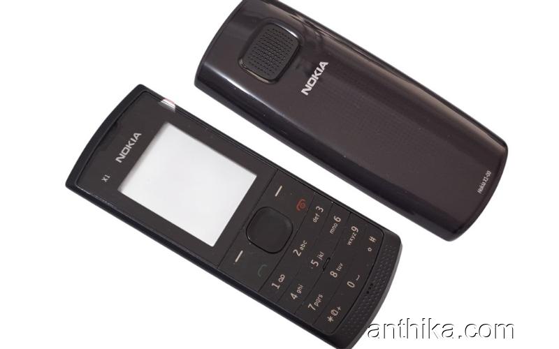 Nokia X1 X1-00 Kapak Tuş Original Front and Battery Cover Black New