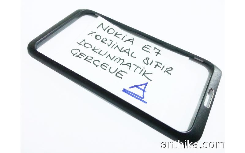 Nokia E7 Dokunmatik Çerçeve Orjinal Digitizer Touchscreen Lcd Frame