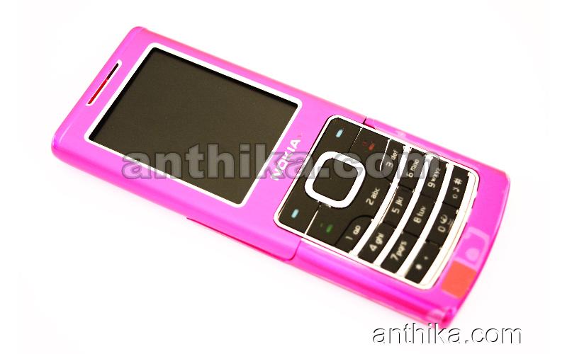 Nokia 6500 Classic Kapak Tuş High Quality Cover Pink New