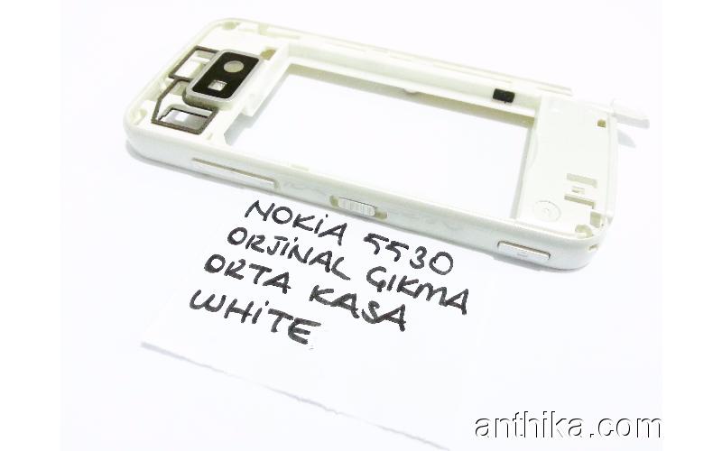 Nokia 5530 Orta Kasa Orjinal Middle White