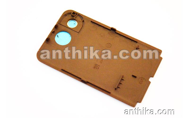 Nokia 7390 Kapak Original Battery Cover Brown New 0256611