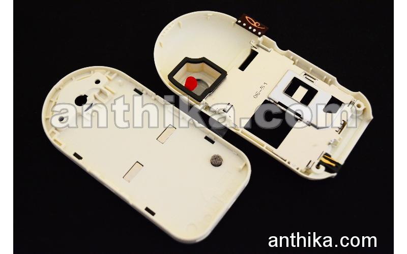 Nokia 7370 Kasa Ayna Original Middle Cover B-Cover Deko Plate Chreme New