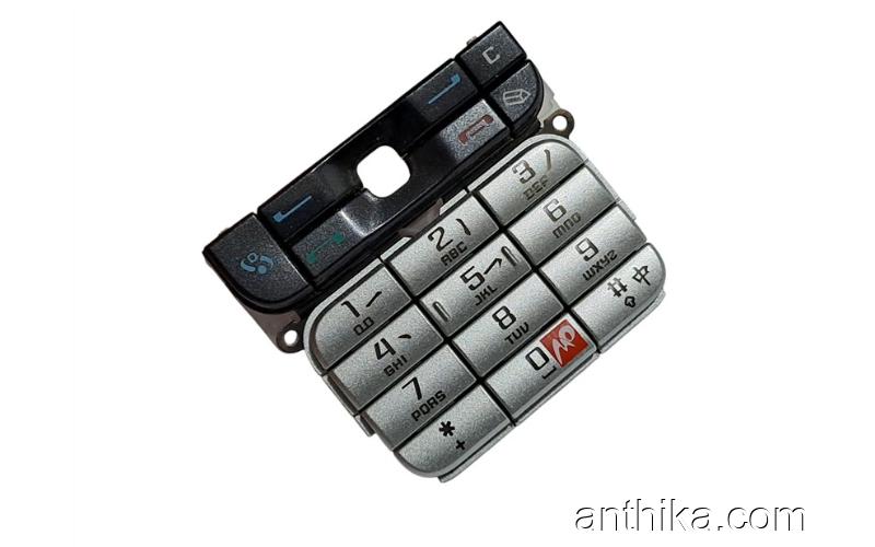 Nokia 3230 Tuş High Quality Keypad Silver Black New