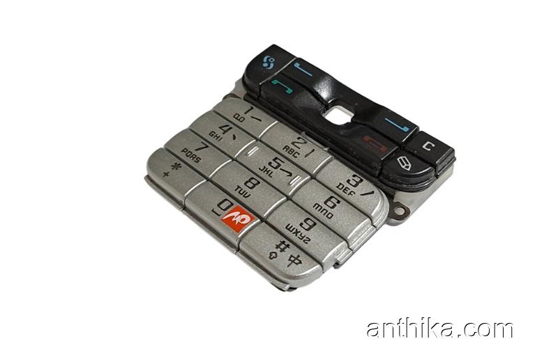 Nokia 3230 Tuş High Quality Keypad Silver Black New