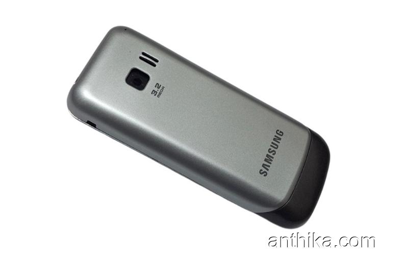 Samsung c3530 Kapak Kasa Tuş Full Housing Silver New Good Quality
