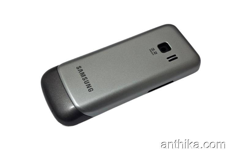 Samsung c3530 Kapak Kasa Tuş Full Housing Silver New Good Quality