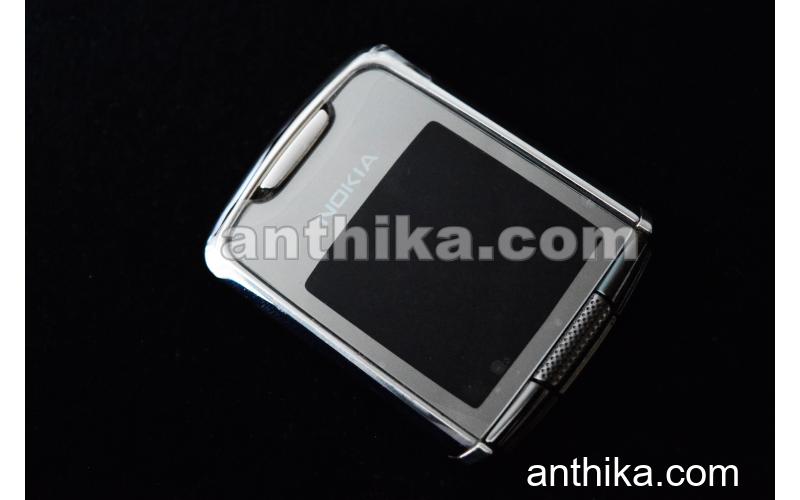 Nokia 8800 Lens Cam Ekran Çerçeve Orjinal Glass Lcd Cover Grey New