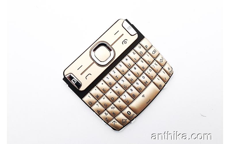 Nokia 302 Asha Tuş Original Keypad Gold New