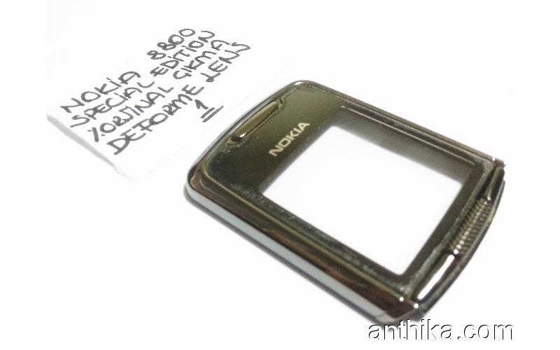 Nokia 8800 Special Edition Deforme Lens Cam Orjinal Glass Display Used